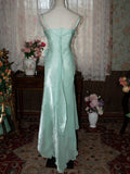 Vintage Spaghetti Strap Chiffon Long Prom Dress HZ1024