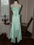 Vintage Spaghetti Strap Chiffon Long Prom Dress HZ1024