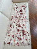 ruffled halter dress with floral print HZ1024