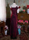 Retro Chiffon Ruffles Prom Dress ??Charming Evening Dress for Quinceanera&Graduation HZ1024