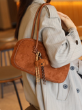 autumn and winter retro frosted shoulder bag HZ1024