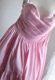 Spaghetti Strap Satin Long Bridesmaid Dress Birthday Quinceanera Dress Prom Dress HZ1024