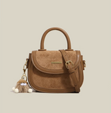 autumn and winter niche design saddle bag retro versatile hand-held shoulder messenger bag HZ1024