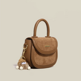 autumn and winter niche design saddle bag retro versatile hand-held shoulder messenger bag HZ1024