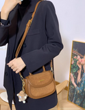 autumn and winter niche design saddle bag retro versatile hand-held shoulder messenger bag HZ1024