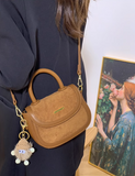 autumn and winter niche design saddle bag retro versatile hand-held shoulder messenger bag HZ1024