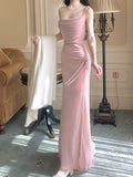 Spaghetti Strap Bodycon Dress Sleeveless Prom Dress Quincea?era Prom Dress HZ1024