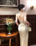 Green Mermaid Spaghetti Straps Prom Dress Backless Birthday Graduation Prom Dress HZ1024