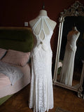 Mermaid V-neck Velvet Chiffon Prom Dress HZ1024