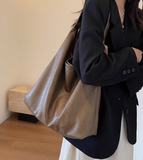 and winter fashion simple high-end shoulder bag casual versatile large capacity tote bag HZ1024