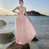 V-neck A-Line Cute Birthday Prom Dress HZ1024