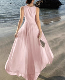 V-neck A-Line Cute Birthday Prom Dress HZ1024