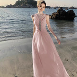 V-neck A-Line Cute Birthday Prom Dress HZ1024
