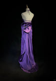 Spaghetti Strap Satin Prom Dress Backless Evening Gown HZ1024