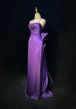 Spaghetti Strap Satin Prom Dress Backless Evening Gown HZ1024