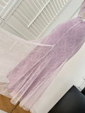 Sweet Lace Applique Spaghetti Strap Mermaid Sleeveless Long Birthday Prom Dress Adult Ceremony Graduation Prom Dress HZ1024
