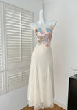 Sweet Lace Applique Spaghetti Strap Mermaid Sleeveless Long Birthday Prom Dress Adult Ceremony Graduation Prom Dress HZ1024