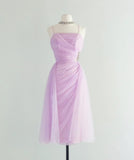 Pink Spaghetti Strap Tulle Short Prom Dress Homecoming Dress HZ1024