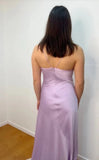Lilac Dresses Gowns Evening Dresses Spaghetti Straps Long Prom Dress Satin Formal Party Dress HZ1024