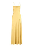 Lilac Dresses Gowns Evening Dresses Spaghetti Straps Long Prom Dress Satin Formal Party Dress HZ1024