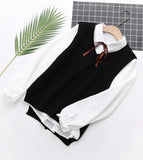 Preppy Sleeveless Sweater HZ1024