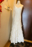 Retro Glam Mermaid Gown ¨C Sparkling ??Beaded,Sequins White Chiffon Prom Dress for Formal Events & HZ1024