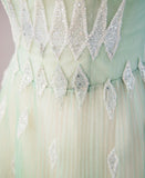 Fairy Style Ball Gown for Birthday&Quinceanera-Sparkling Diamond A-line Tulle Evening Dress HZ1024