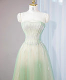 Fairy Style Ball Gown for Birthday&Quinceanera-Sparkling Diamond A-line Tulle Evening Dress HZ1024