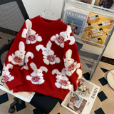 bunny jacquard new style sweater HZ1024