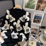 bunny jacquard new style sweater HZ1024