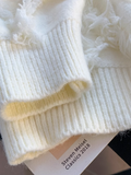 Thickened Fringe Crew Neck long sleeve sweater HZ1024