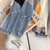 patchwork long-sleeved women's sweater HZ1024
