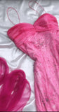 Princess Style Beaded Chiffon Prom Dress for Party Glitter 90s Retro A-Line Evening Gown HZ1024