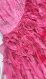 Princess Style Beaded Chiffon Prom Dress for Party Glitter 90s Retro A-Line Evening Gown HZ1024