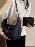 fabric single shoulder saddle bag casual versatile messenger bag HZ1024