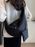 fabric single shoulder saddle bag casual versatile messenger bag HZ1024