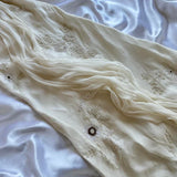 White Spaghetti Straps Chiffon Sheath Gentle Prom Dresses with Beading HZ1024