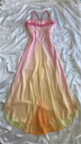 Spaghetti Straps Chiffon Colorful Party Dress Gothic Short Prom Dress Homecoming Dresses HZ1024