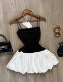 Hepburn style black strapless Party Dresses Sweet Short Homecoming Dress HZ1024