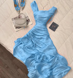 Pink A-Line Chiffon Party Dresses HZ1024