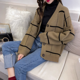 style all-match knitted cardigan coat HZ1024