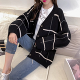 style all-match knitted cardigan coat HZ1024