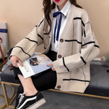 style all-match knitted cardigan coat HZ1024