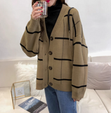 style all-match knitted cardigan coat HZ1024