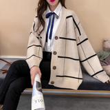 style all-match knitted cardigan coat HZ1024