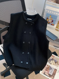 Breasted Knitted Vest Sweater HZ1024