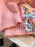 style polo collar sweet loose sweater HZ1024