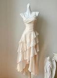 Spaghetti Straps 16th Birthday Outfits Chiffon A-Line Short Prom Dresses Sweet Homecoming Dress HZ1024