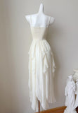 Spaghetti Straps Chiffon A-Line Short Prom Dresses Birthday Party Dress HZ1024