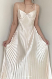 Champagne Spaghetti Straps Guest Dresses Sheath Pleated Chiffon Fashion Prom Dress with Backless HZ1024